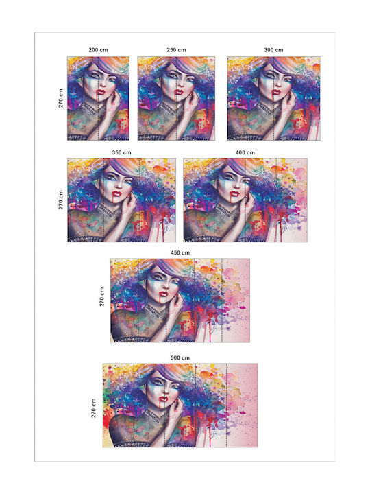 Wandsticker Woman In Color 1 Stück Orafol Wandsticker Woman In Color 1 Stück Orafol