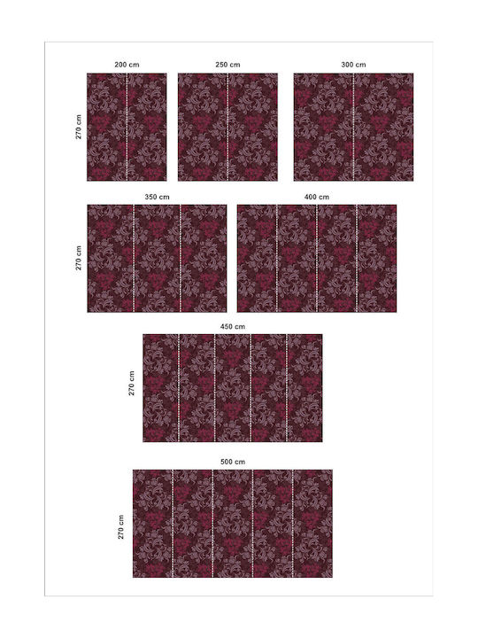 Self-Adhesive Wallpaper Retro Flowers 265cm