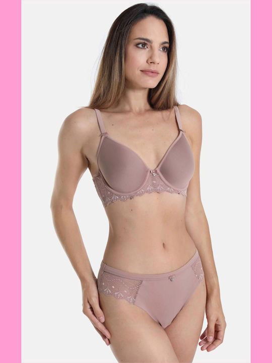 Bra with Light Padding Underwire Beige