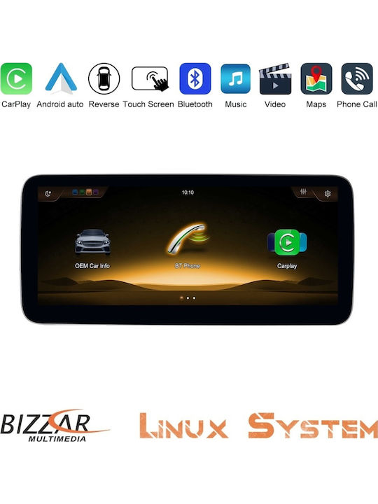 Bizzar Mercedes C Class Ntg4.0 W204 Ntg4.0 Linux Apple Carplay Android Auto Screen 10.25″ Hd Anti-reflection U-mb-6l02-w204