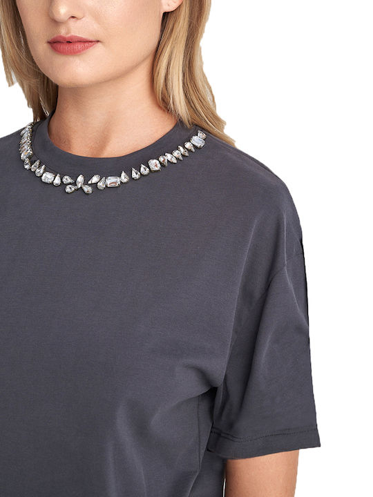 Lora Γυναικείο T-shirt Μπλε