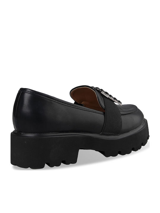 Γυναικεία Loafers σε Μαύρο Χρώμα