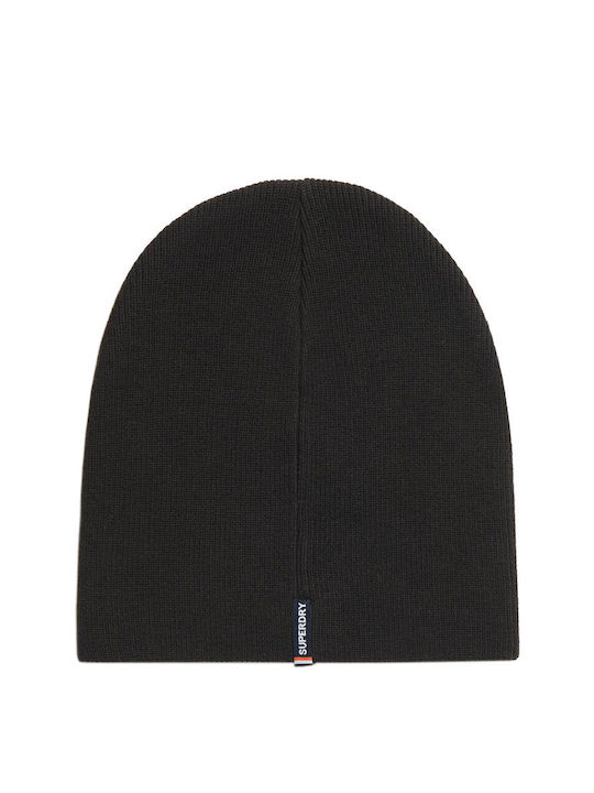 Superdry Beanie Unisex Căciulă Tricotat în culoarea Negru