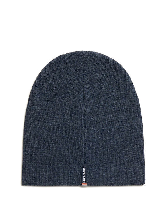 Superdry Beanie Unisex Căciulă Tricotat în culoarea Albastru marin