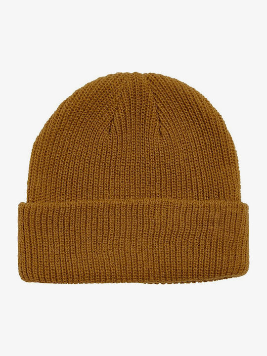 Machinist Beanie Ανδρικός Σκούφος Πλεκτός σε Κίτρινο χρώμα
