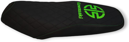 Joyr Kawasaki Quilted Diamond Pattern Seamless Waterproof Seat Cover Logo