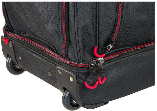RCM Sack Voyage 94lt Black with Wheels Fabric L70xW32xH32cm