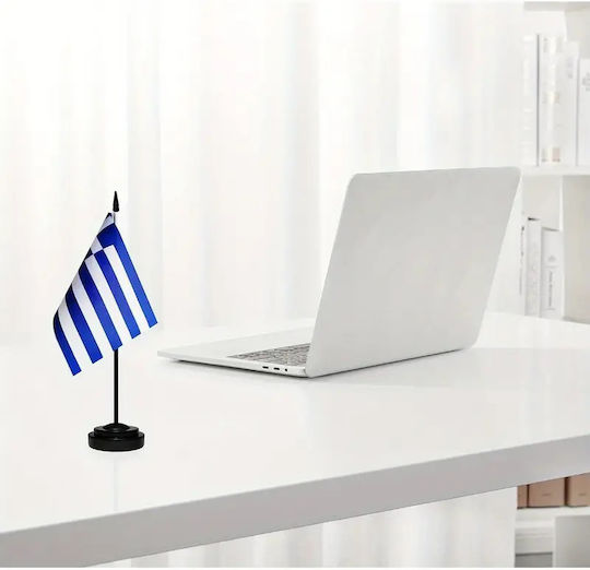 Flag of Greece with a stake