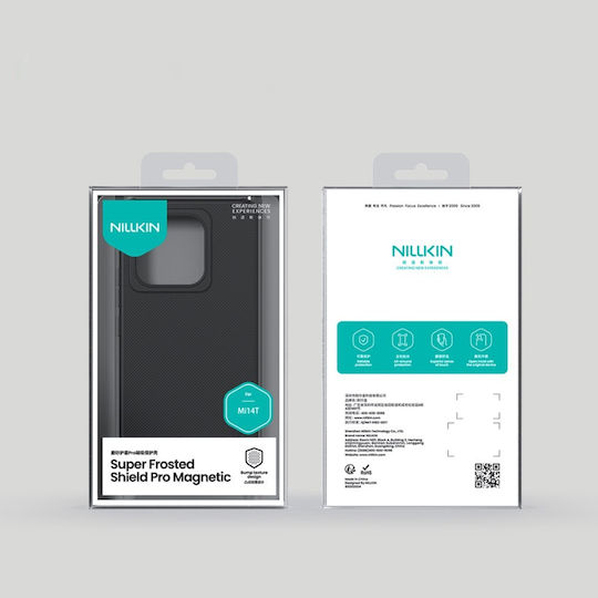 Nillkin Frosted Wallet Silicon / Plastic Negru (Xiaomi 14T)