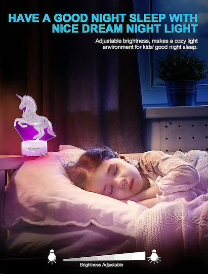 Kids Decorative Lamp Multicolour 3εκ.