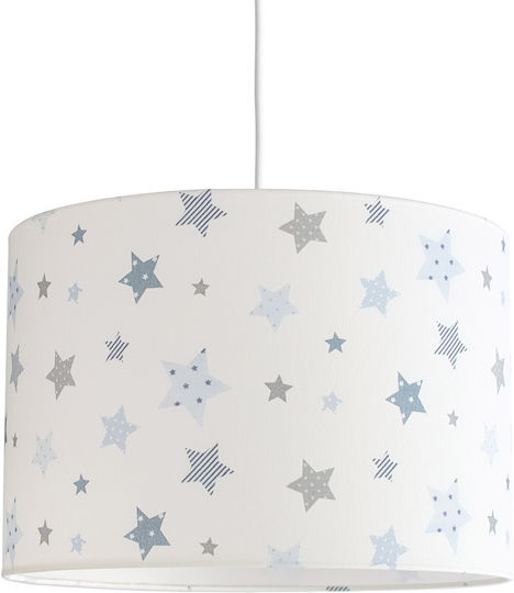 Veis Hesperis Little Stars Einfaches Licht Kinderdeckenleuchte Deckenleuchte 60W mit Fassung E27 Weiß 35x24cm
