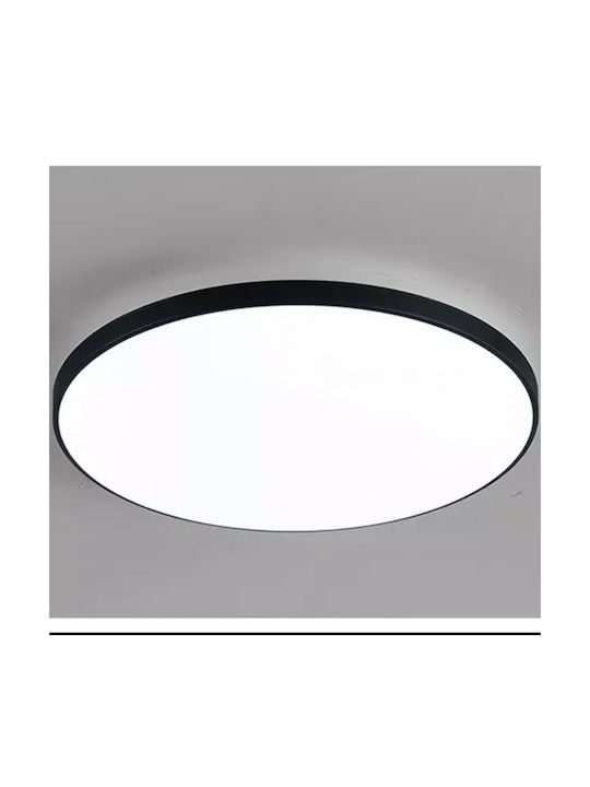 Home Lighting Deckenleuchte 47cm Schwarz mit Integrierter LED