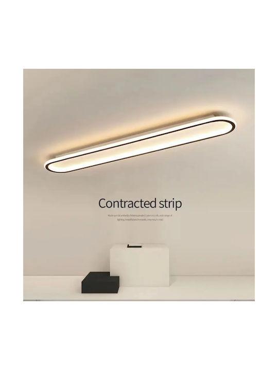 Home Lighting Deckenleuchte 60cm Schwarz mit Integrierter LED