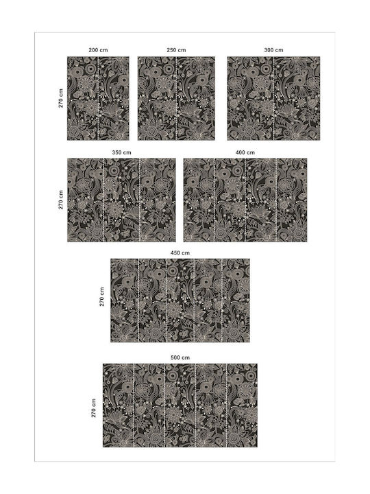 Selbstklebende Tapete Klassische Blumen 2 200cm