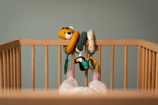 Baby to Love Spiral Toy for Crib and Stroller with Teether for 0++ Months