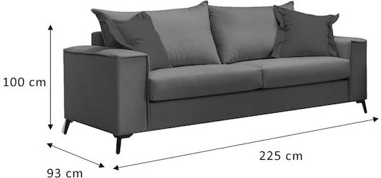 Verona Living Room Furniture Set 3-Seater & 2-Seater Blue