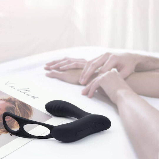 Anal Plug Vibrator Cock Ring