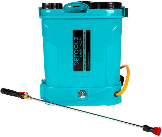 Detoolz Pulverizator cu presiune cu Baterie 8Ah cu Capacitate 12lt 5.5bar în culoarea Albastru