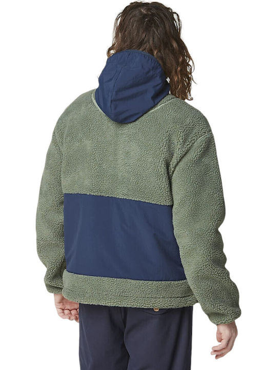 Ανδρική Ζακέτα Fleece Green Spray, Dark Blue