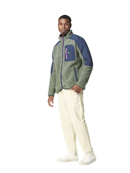 Ανδρική Ζακέτα Fleece Green Spray, Dark Blue