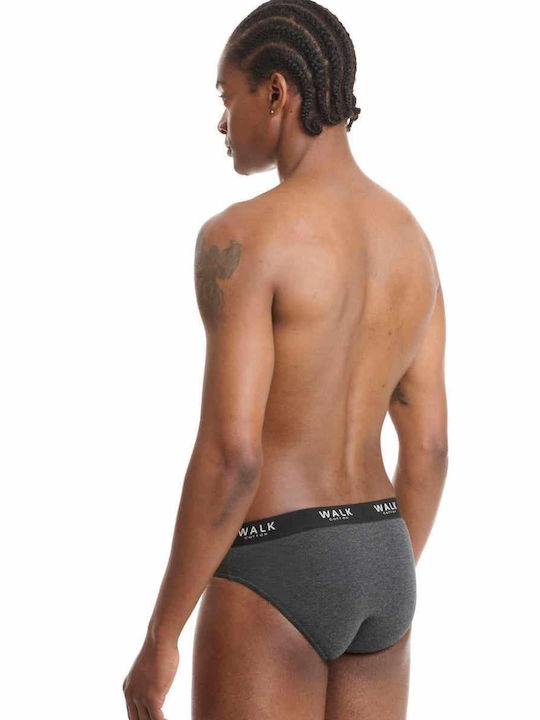 Walk Men's Briefs 2Pack Black/Anthracite