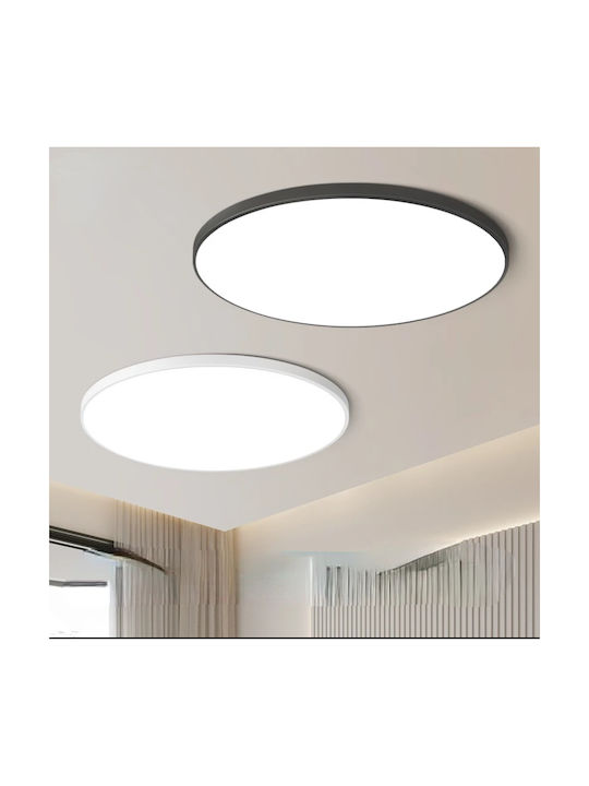 Home Lighting Plafonieră de Tavan 30 cm Neagră cu LED Integrat