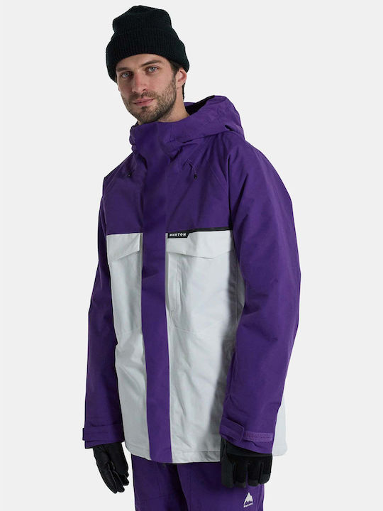 Burton Covert 2.0 2l 23827101501 Ανδρικό Μπουφάν για Σκι & Snowboard Μωβ