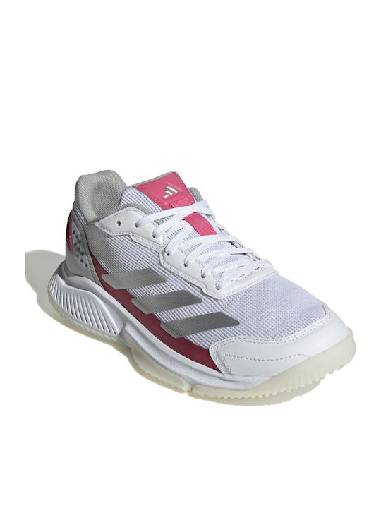adidas Courtquick Γυναικεία Παπούτσια Padel Λευκά