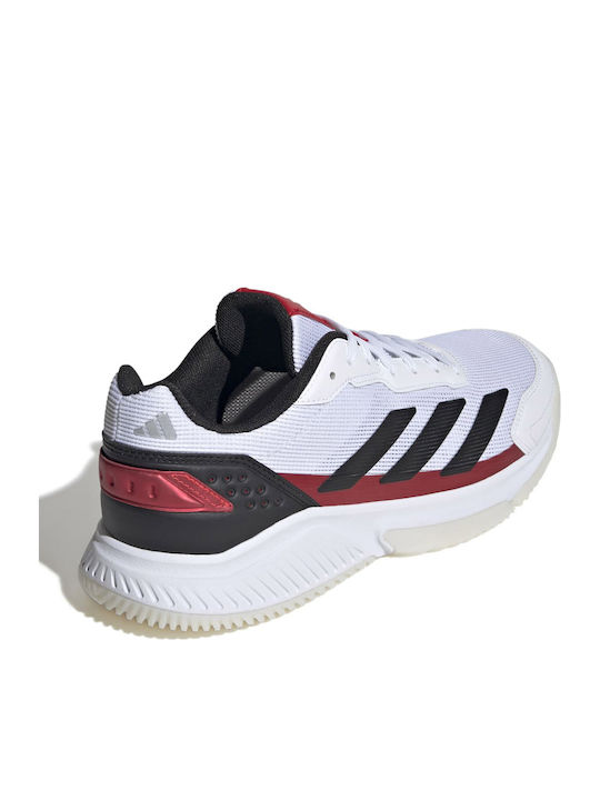 adidas Courtquick Padel-Schuhe Weiß
