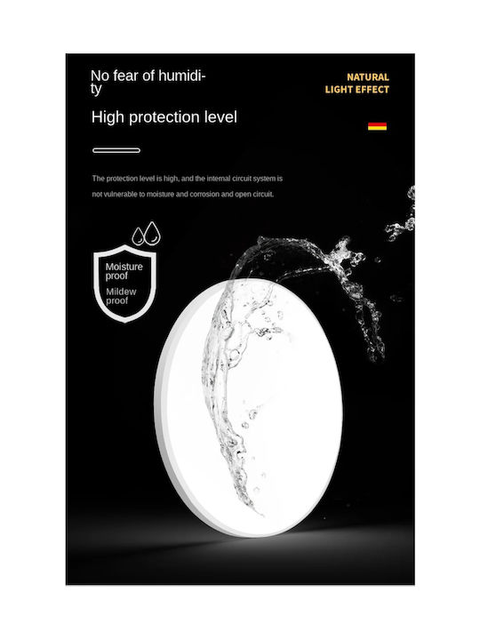 Home Lighting Πλαφονιέρα Οροφής 36εκ. Λευκή με Ενσωματωμένο LED