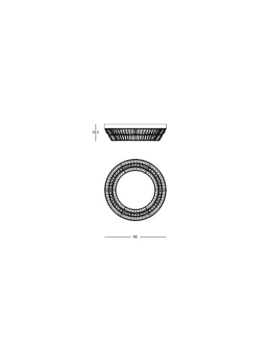 Zambelis Lights Πλαφονιέρα 60εκ. LED Zambelis Lights Πλαφονιέρα 60εκ. LED