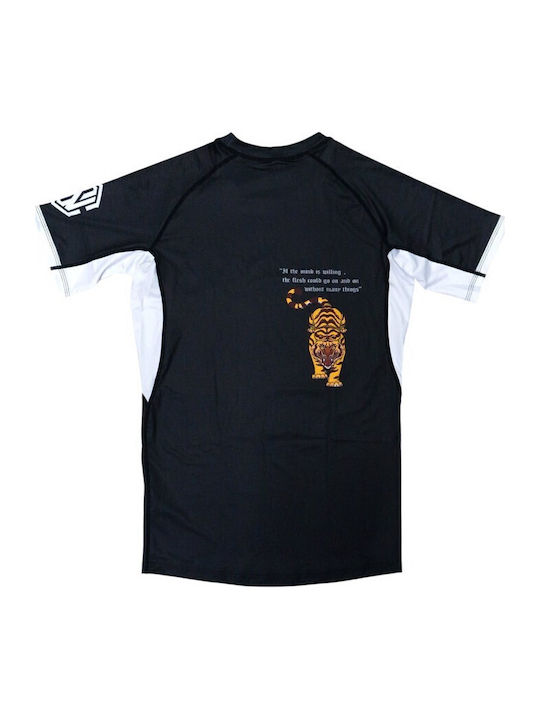 Chosen Short Sleeve Shirt CHRS142 for Jiu-Jitsu Black