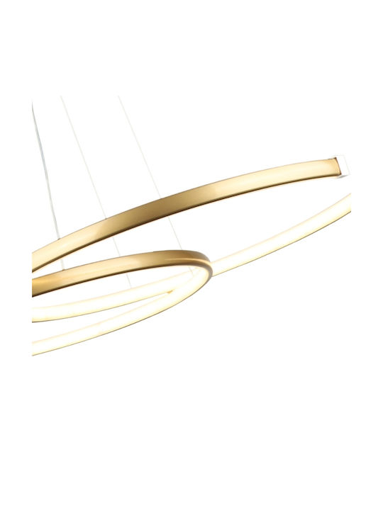 Megapap Ceiling Mount Light 70cm Gold with Integrated LED