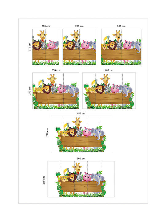 African Friends Adhesive Wallpaper 240cm