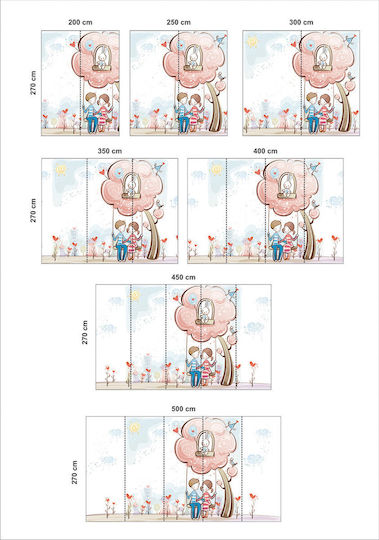 Sticker Wallpaper The Friends 230cm