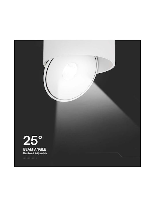 V-TAC Deckenleuchte 148cm Weiß mit Integrierter LED