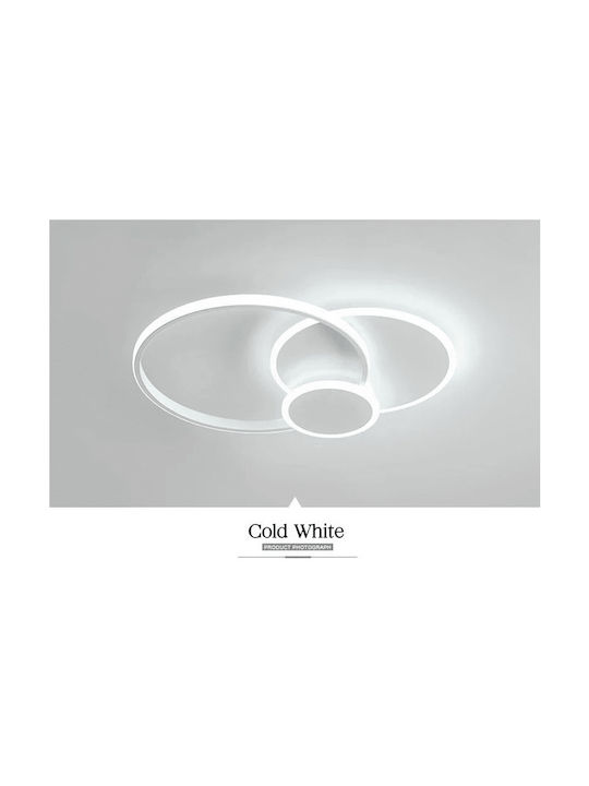 Universo Illuminazione Ceiling Mount Light 55cm White with Integrated LED