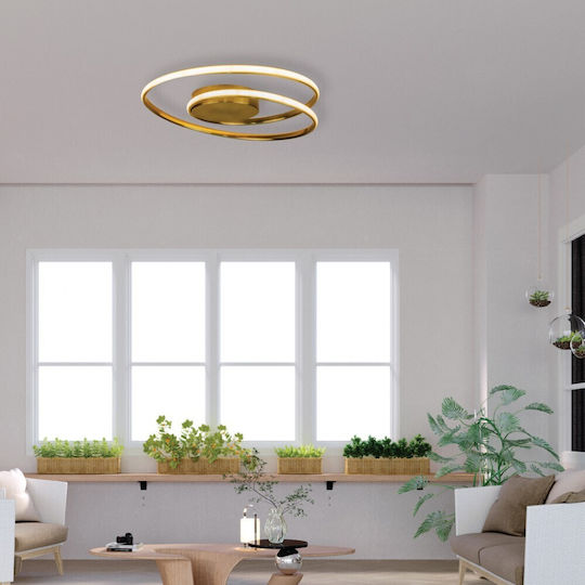 Inlight Таванно осветление Сив с Вграден LED
