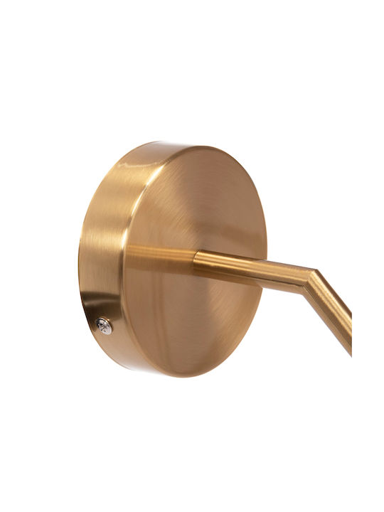HomeMarkt Homy2 Lamp Wall with Socket E27 Gold