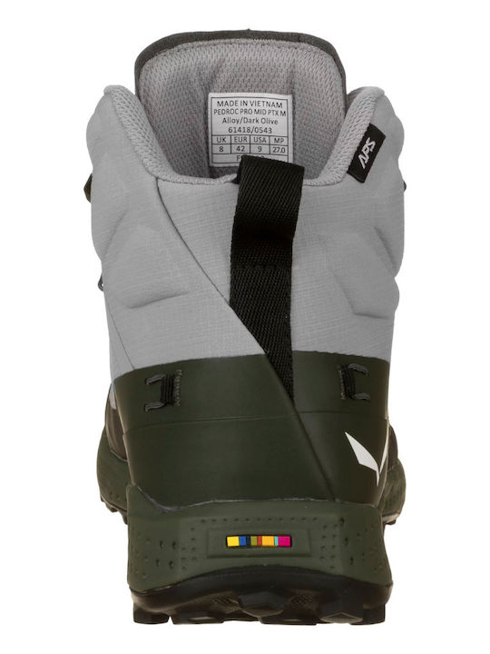 Salewa Männer Wanderschuhe Wasserdicht Mit Gore-Tex-Membran Grau