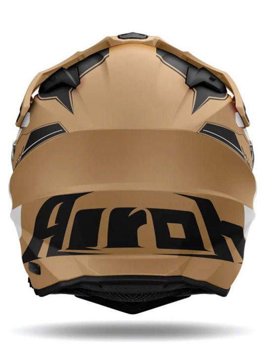 Airoh Commander 2 Reveal Mat Sand Motorcycle Helmet On-Off ECE 22.06 1450gr with Pinlock and Sunvisor