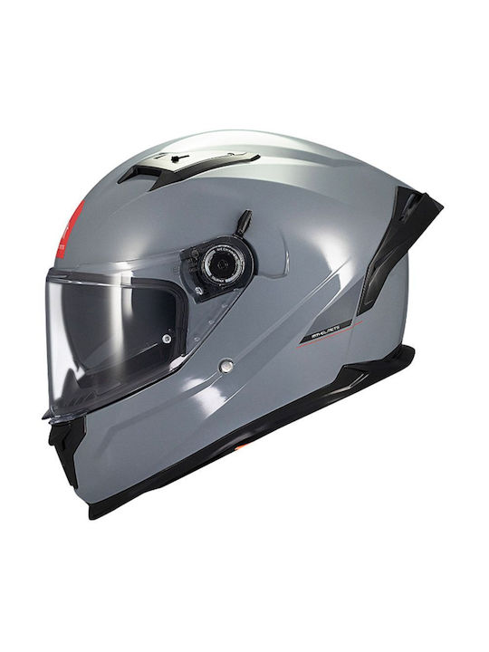 MT Braker SV Nardo Grey Motorcycle Helmet Full Face ECE 22.06 1600gr