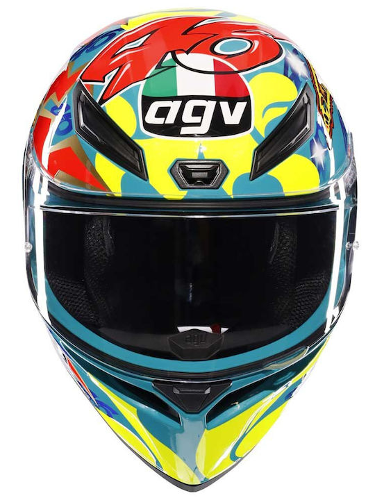 AGV K1 S Rossi Mugello 1999 Soleluna 2018 Cască Moto Față întreagă ECE 22.06 1500gr