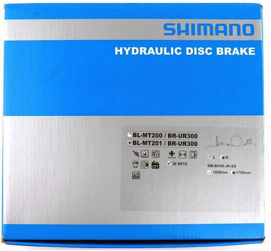 Shimano Acera Bl Mt201 Br Ur300 Right Rear 1700mm Disc Brake