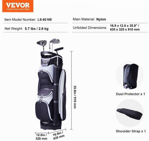 Vevor Чанта Голф 1бр