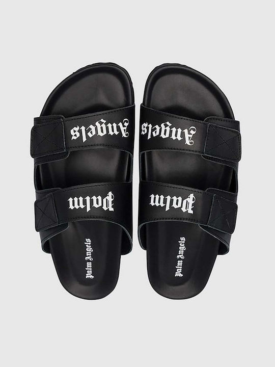 Palm Angels Women's Flat Sandals in Black Color