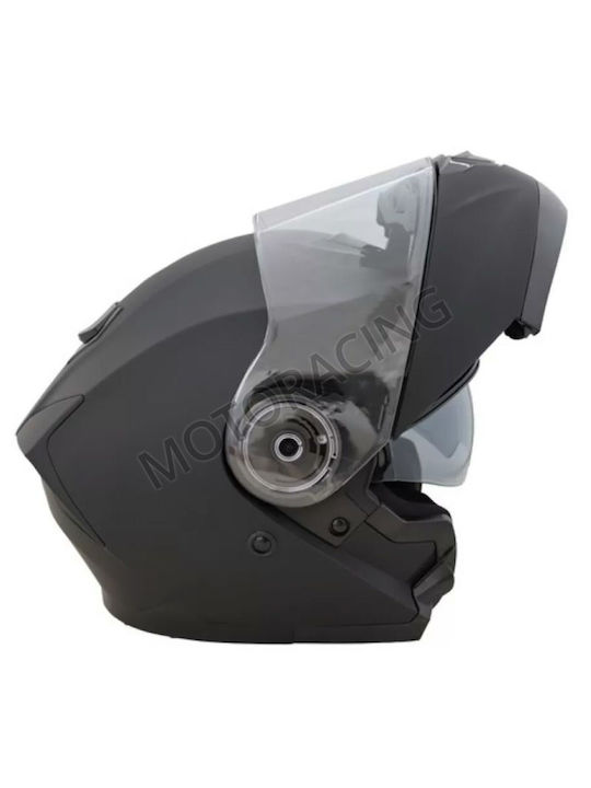 Corsa DVS CF159 Black Matt Motorcycle Helmet Flip-Up ECE 22.06 1750gr with Sunvisor