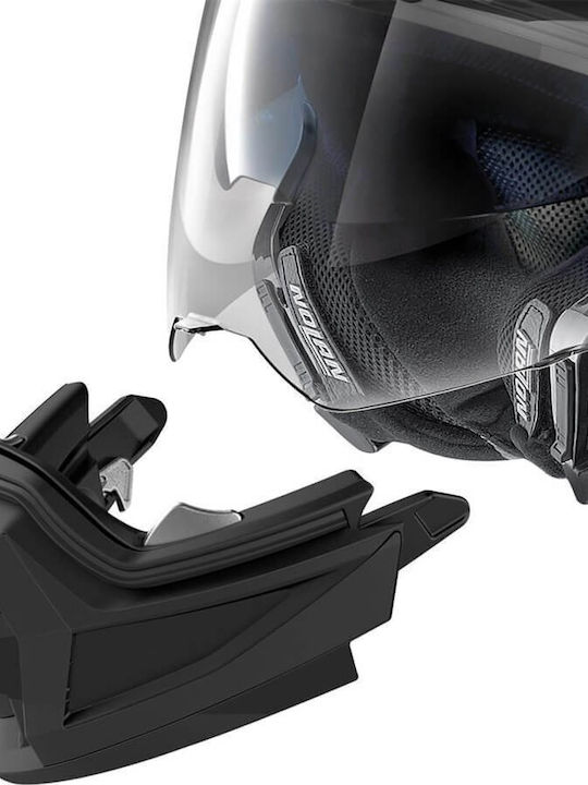 Nolan N70-2 X 15 Pure White Motorcycle Helmet On-Off ECE 22.05 with Sun Visor