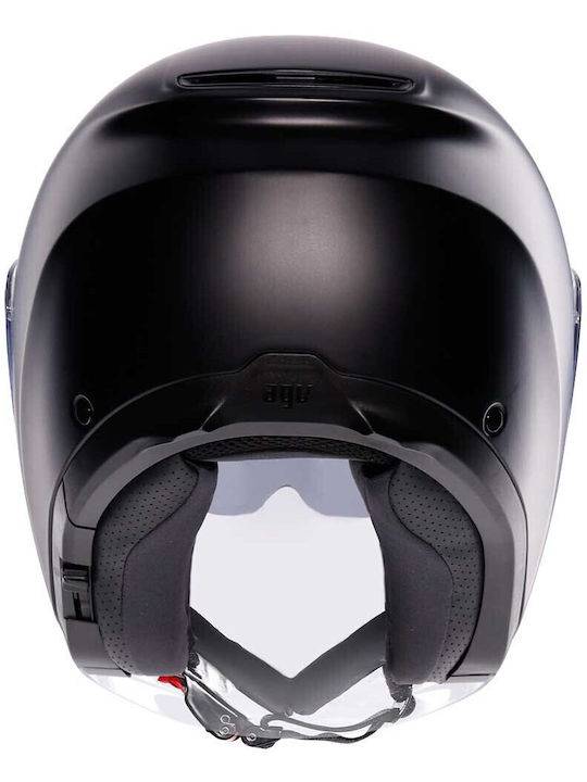 AGV Irides Matt Schwarz Motorradhelm Jet ECE 22.06 Gewicht (+/-50 gr) mit Sunvisor