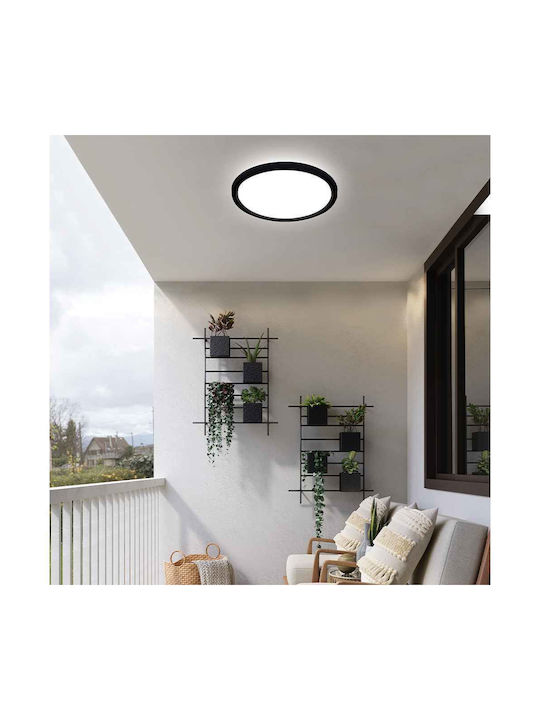 Viokef Ceiling Mount Light Black with Integrated LED